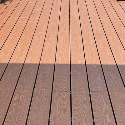 Un buon prezzo. 3D Composite Decking Profile resistente alle intemperie WPC Hollow Board in linea