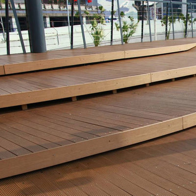 Un buon prezzo. Pavimento composito in legno plastico esterno estruito in linea