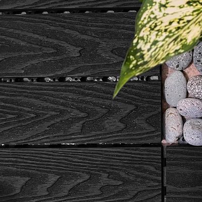 Un buon prezzo. Piastrelle di pavimento in legno personalizzate Piastrelle di legno interlacciate esterne resistenti agli urti in linea