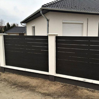 Un buon prezzo. Villa WPC Fence Panels Security Composite Plastic Wood Fence Boards in linea