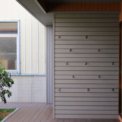 Un buon prezzo. rivestimento per pareti in WPC sintetico rivestimento per pareti esterne in legno di plastica leggero in linea