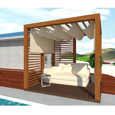 Un buon prezzo. Pergola in legno di pergola in legno di pergola leggera in linea