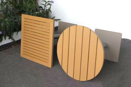 Un buon prezzo. Legname di plastica di alta qualità per tavolino e sedia da giardino in linea