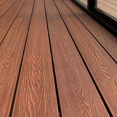Un buon prezzo. Sicurezza 3D Composite Decking Fire Resistant Composite Backyard Deck Board in linea