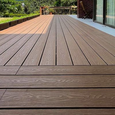 Un buon prezzo. Balcone 3D Composite Decking Facile installazione Panello 3D WPC esterno in linea